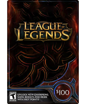 $100 League of Legends Game Card (Email Delivery)