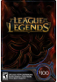 $100 League of Legends Game Card (Email Delivery)