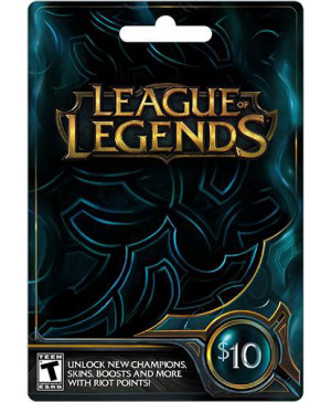 $10 League of Legends Game Card (Email Delivery)