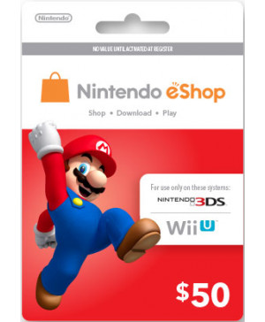 $50 Nintendo eShop Card (Email delivery)