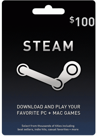 $100 Steam Gift Card (Email Delivery)
