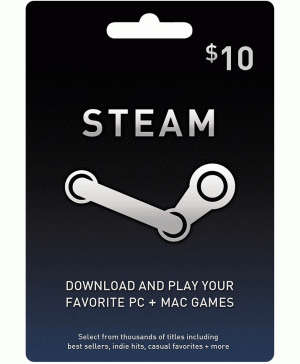 $10 Steam Gift Card (Email Delivery)