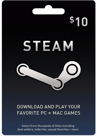 $10 Steam Gift Card (Email Delivery)