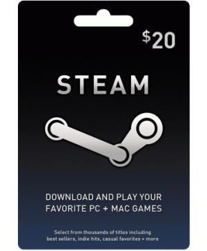 $20 Steam Gift Card (Email Delivery)