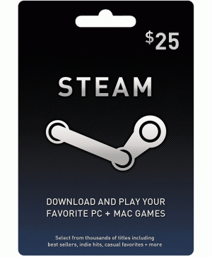 $25 Steam Gift Card (Email Delivery)