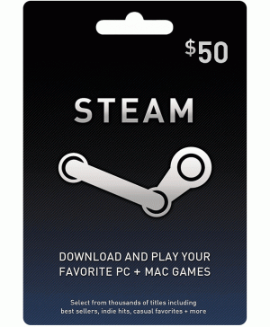 $50 Steam Gift Card (Email Delivery)